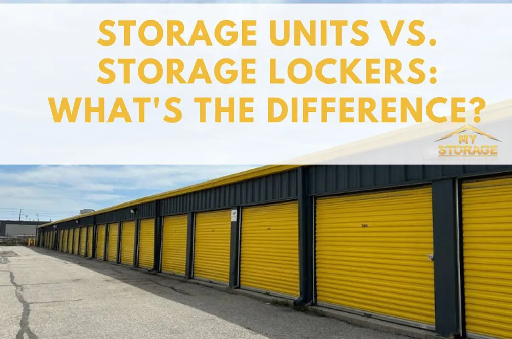Storage Units vs. Storage Lockers: What’s the Difference?