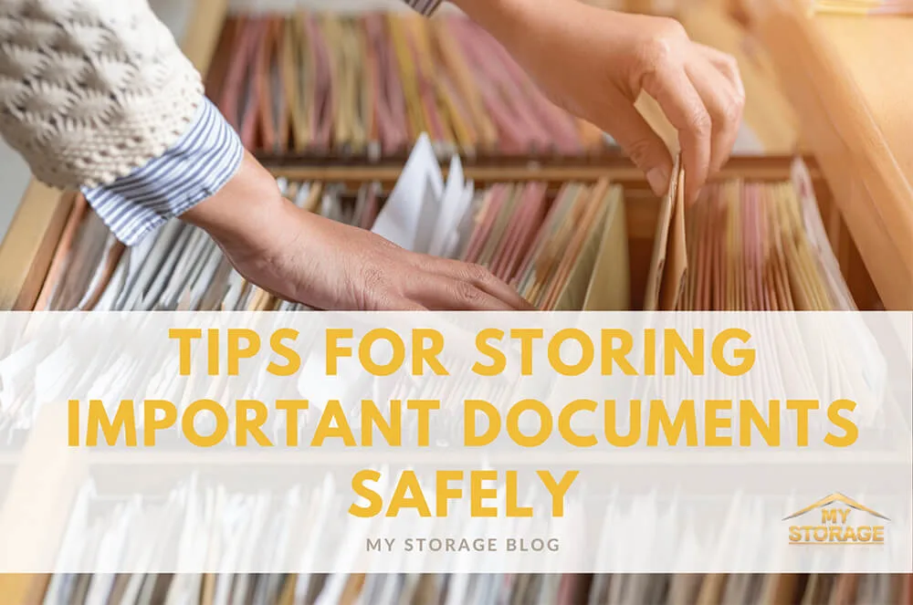 12 Tips for Storing Important Documents Safely