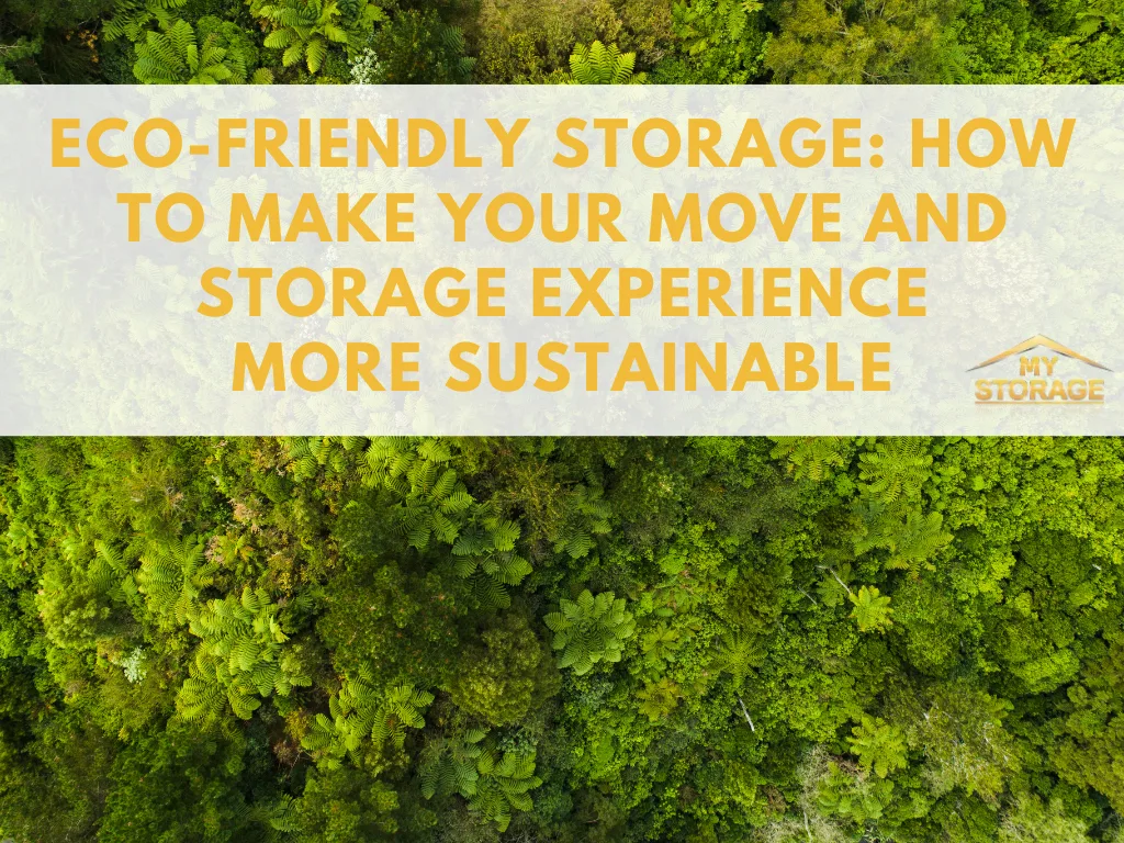 Eco-Friendly Storage: How to Make Your Move and Storage Experience More Sustainable