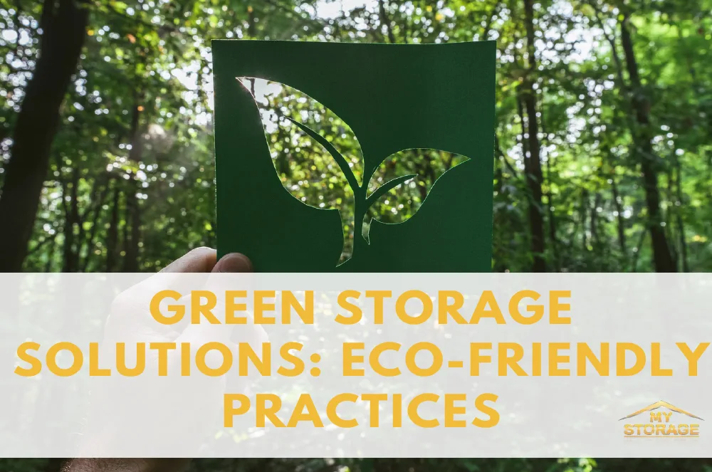 Green Storage Solutions: Eco-Friendly Practices